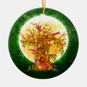 Ornament för den kanderade Älvan Träd