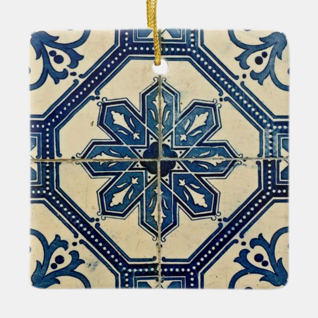 Ornament för den portugisiska plattan Mönster (Framsida)