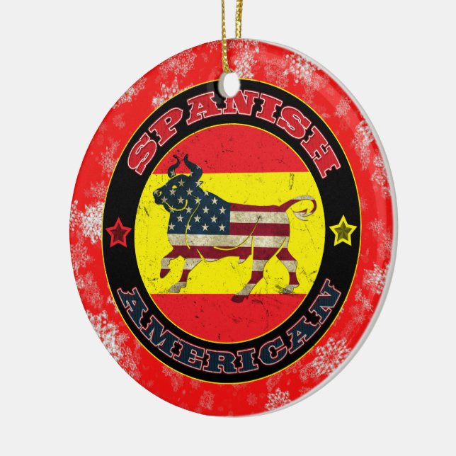 Ornament för den spanska amerikanska Bull Julgran (Vänster)