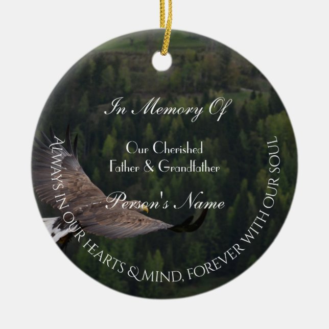 Ornament för Eagle-flygande tribute från HAMbyWG (Framsidan)