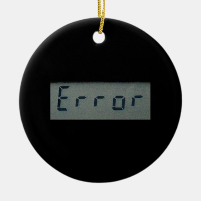 Ornament för elektroniskt felmeddelande (Framsidan)