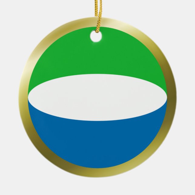 Ornament för Flagga Sierra Leone (Framsidan)