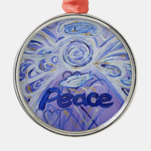 Ornament för fredens inspirationerande Angel Ord
