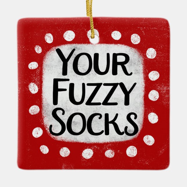Ornament för Fuzzy Socks (Framsida)