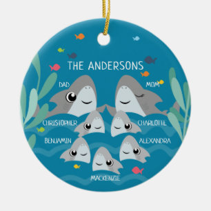 Ornament för hak-familjen