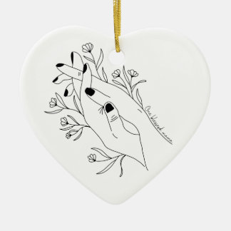 Ornament för handavtrycksnycklar