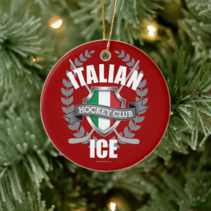 Ornament för italienska Ice Ceramic