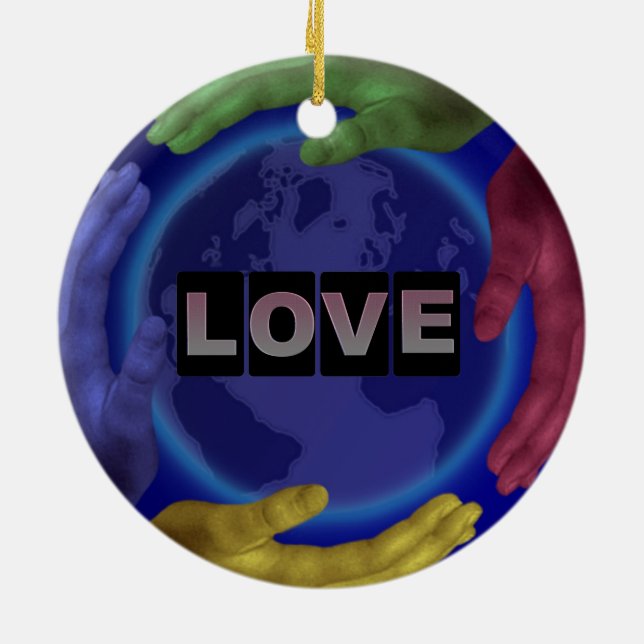 Ornament för Kärlek-rundan (Baksidan)