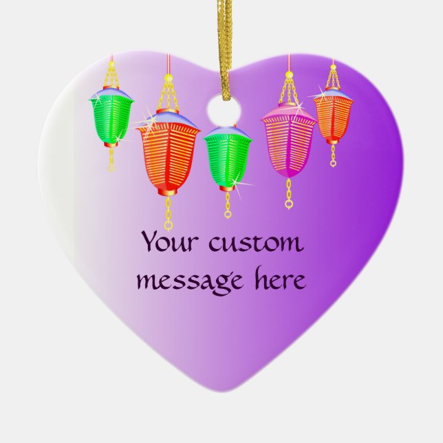 Ornament för kinesiska Lanternor (Framsidan)