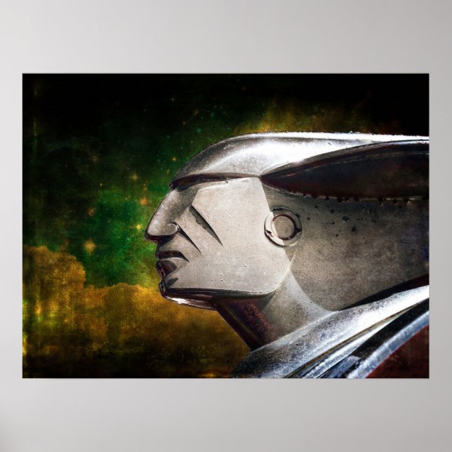 Ornament för klassisk Huva Poster (Framsidan)