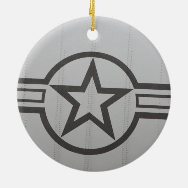 Ornament för militärstjärna (Baksidan)