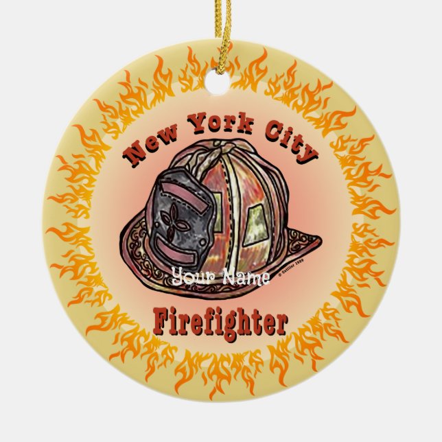 Ornament för New York City Firefighter (Framsidan)