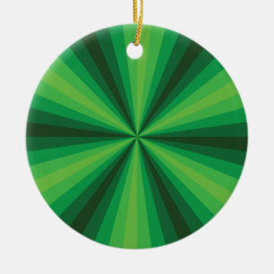 Ornament för optisk Illusion-Grönt