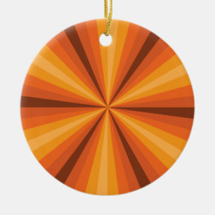 Ornament för optisk Illusion-Orange