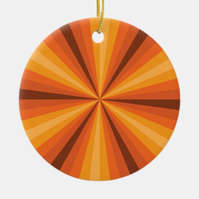 Ornament för optisk Illusion-Orange (Framsidan)