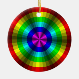 Ornament för optisk Illusion Rainbow