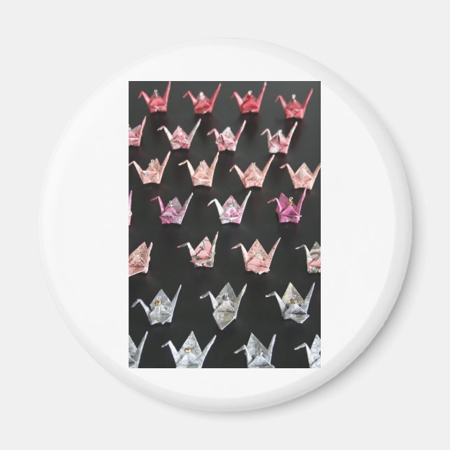 ornament för origami-kran magnet (Framsidan)