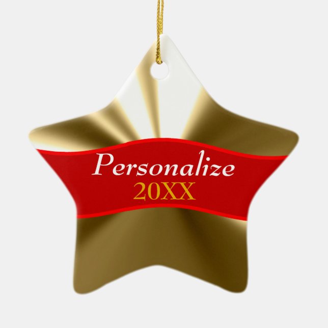 Ornament för Personlig Guld (Framsidan)