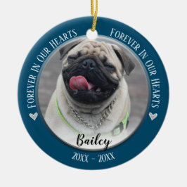 Ornament för Photo Pet Memorial Keepsak