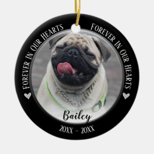 Ornament för Photo Pet Memorial Keepsak