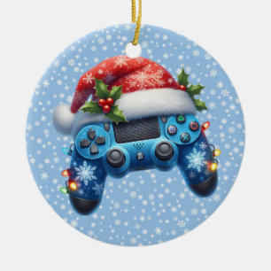 Ornament för Santa Hat Game Controller