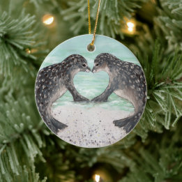 Ornament för Seal Kärlek