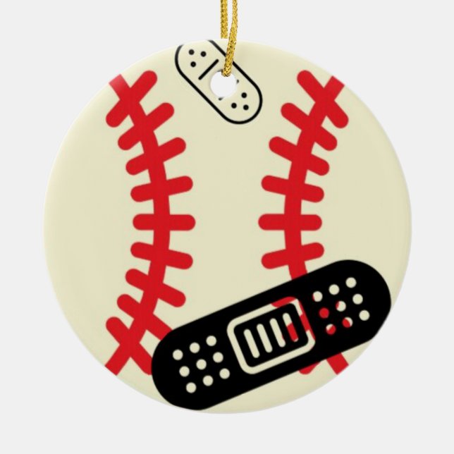 Ornament för skadad sportfantast (Framsidan)
