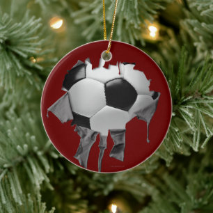 Ornament för torkad fotboll