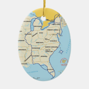 Ornament för Underbarare slinga Karta