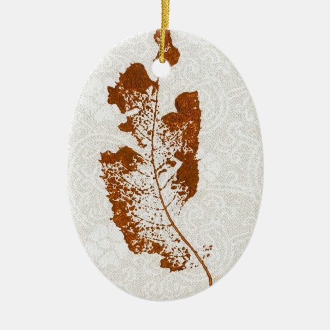 Ornament för utskrift av löv-natur (Framsidan)