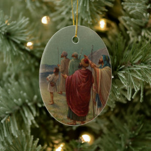 Ornament för vintagens aktivitetsscen