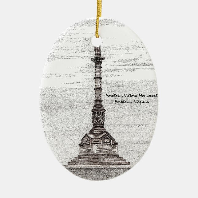 Ornament för Yorktown Victory Monument (Framsidan)