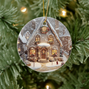 Ornament Gingergold Candy Cottage