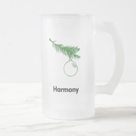 Ornament Harmony Frostat Ölglas