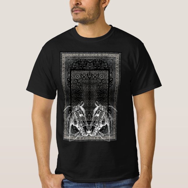 Ornament Hästs T-shirt (Framsida)