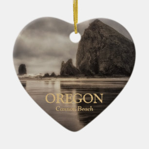 Ornament: Haystack Sten och Nål (hjärta) Julgransprydnad Keramik