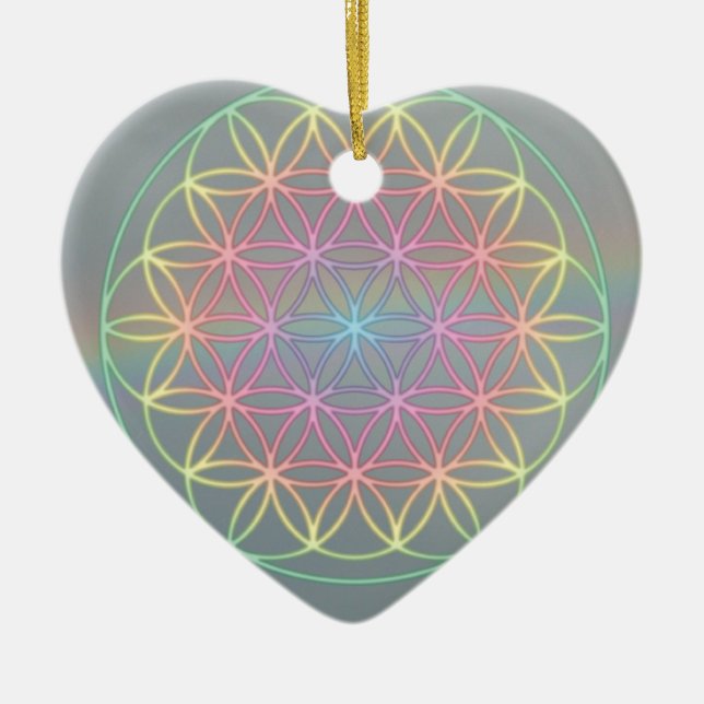 Ornament ~ Heart~Energy "Flower Of Life" (Framsidan)