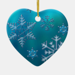 ornament_heart julgransprydnad keramik