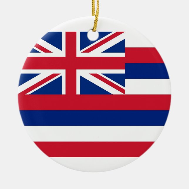 Ornament hos flagga Hawaii (Framsidan)