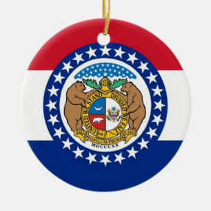 Ornament hos flagga Missouri