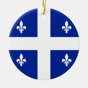 Ornament hos flagga Quebec, Kanada