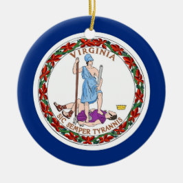 Ornament hos flagga Virginia