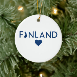 Ornament i Finland Karta