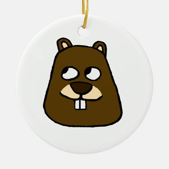 Ornament i Groundhog Ansikte (Framsidan)