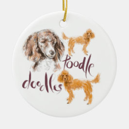 Ornament i Pudel doodles