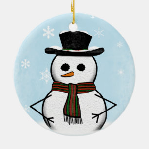 Ornament i Snögubbe (dubbla på sidan)