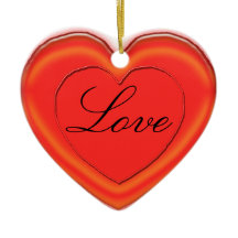 Ornament - Jelly Heart med Namn