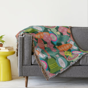 Ornament jollbar Throw Blanket Filt