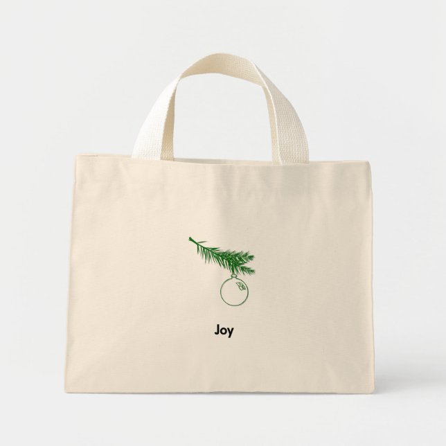 Ornament Joy Mini Tygkasse (Framsidan)