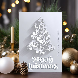Ornament jul Corporate Hälsning Helgdag Vykort